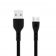 Кабель Promate PowerBeam-M USB-microUSB 2А 1,2 м черный (powerbeam-m.black) 