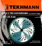 Нож для мотокосы Tekhmann 255х25.4 мм 40 ТВС