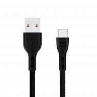 Кабель Promate PowerBeam-C USB-USB Type-C 2А 1,2 м чорний (powerbeam-c.black)