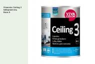 Краска интерьерная водоэмульсионная Vivacolor Ceiling 3 AP мат Имбирный эль F384 0,9 л