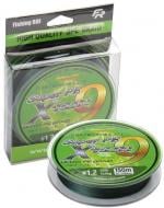 Шнур Fishing ROI X-Run 9PE 150м 0,128мм 6,8кг плетеный green 721-06-128