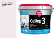Краска интерьерная водоэмульсионная Vivacolor Ceiling 3 AP мат Розовый пудинг F340 9 л