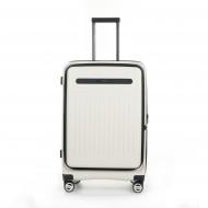 Чемодан Bagland Velo 74 л Velo М белый (1140621766)