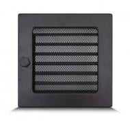 Решетка каминная 4FIRE 17х17 ZD черный жалюзи