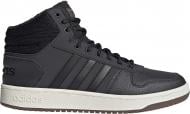 Кросівки чоловічі зимові Adidas HOOPS 2.0 MID GZ7959 р.45 1/3 синьо-чорні