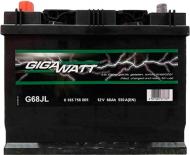 Акумулятор автомобільний GIGAWATT 68Ah 550A 12V «+» ліворуч (185756805)