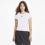 Футболка Puma Classics Fitted Tee 59957702 р.M белый