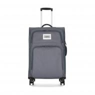 Чемодан Bagland Валенсия 63 л grey