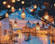 Картина за номерами Нічні вогні Венеції 40x50 см Brushme