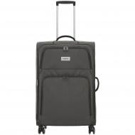 Валіза Bagland Валенсія 83 л темно-сірий