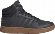 Кросівки жіночі зимові Adidas HOOPS 2.0 MID GZ8040 р.36 вугільні