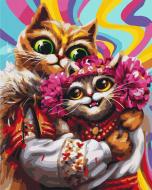 Картина за номерами Лютневі котики ©Маріанна Пащук PBS53466 40x50 см Brushme