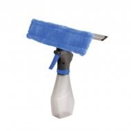Швабра для вікон та дзеркал York 25 см з оприскувачем сірий 8404
