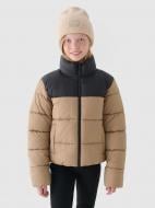 Пуховик 4F DOWN JACKET F452 4FJWAW24TDJAF452-83S р.140 бежевый