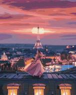 Картина за номерами Фантастичний вечір в Парижі 40x50 см Brushme