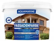 Краска фасадная акриловая AQUAMARINE FASSADENFARBE мат белый 3 кг