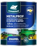 Емаль алкідна КОРАБЕЛЬНА METALPROF ENAMEL ПФ-133 білий глянець 2,5 л
