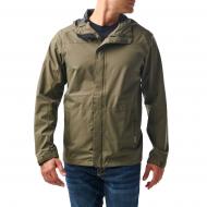 Куртка чоловіча демісезонна 5.11 Tactical ШТОРМОВА "EXOS RAIN SHELL" 72417 р.L [186] Ranger Green