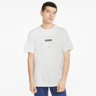 Футболка Puma RAD CAL Graphic Tee 84743302 р.XL белый