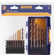 Набір свердел по металу Irwin HSS PRO TITANIUM 15 шт. IW3038501