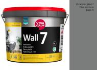 Краска интерьерная латексная Vivacolor Wall 7 А мат Серый уголь M499 9 л