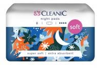 Прокладки гігієнічні Cleanic нічні Soft 4 краплі 8 шт.
