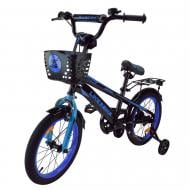 Велосипед дитячий Like2bike Dark Rider 16'' чорний із синім 241608