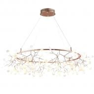 ВИТРИНА! Люстра подвесная Berger 17 Вт LED-модуль розовое золото 7027-PL-17 Rose Gold