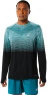 Футболка Asics SEAMLESS LS TOP 2011C394-301 р.S чорно-зелений