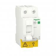 Диференційне реле Schneider Electric Resi9 25 A 10 мА 2P тип А R9R60225