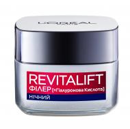 Крем для обличчя нічний L'Oreal Paris Revitalift Філер [HA] з гіалуроновою кислотою Відновлювач об'єму 50 мл