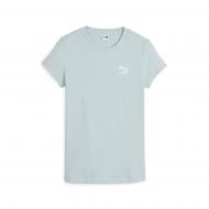 Футболка Puma CLASSICS RIBBED SLIM TEE 62426422 р.S блакитний