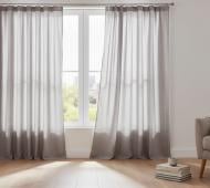 Штора Stella серый 160х275 см La Nuit