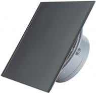 Витяжний вентилятор MMotors ММ-Р 100 скло пряме зі зворотним клапаном темно-сірий 0801