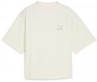 Футболка Puma CLASSICS RIBBED RELAXED MOCK NECK TEE 62426366 р.XS бежевый