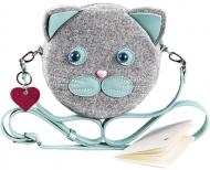 Сумка женская BlankNote Miss Kitty серый BN-BAG-21-felt-t