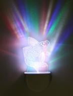 Ночник 3D Led Aukes Рыбка 3D LED RGB 0,5 Вт белый