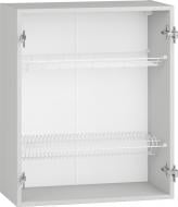 Шкаф верхний Грейд под сушилку (стандарт) 600x720x300 мм серый