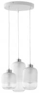 Подвес TK Lighting Marco Silver 3x60 Вт E27 белый матовый 3357