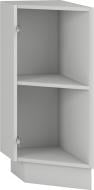 Тумба нижняя Грейд угловая (стандарт) 300x820x522 мм серый