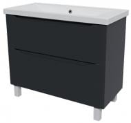 УЦЕНКА! Тумба на ножках Сансервіс Севилья-80 с умывальником SAVA-80 серая (УЦ №2511)