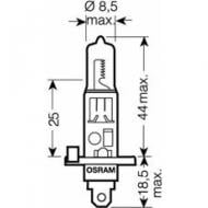 Автолампа ксеноновая Osram 35 Вт 1 шт.(62200)