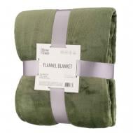 Плед Flannel 200x220 см зелений Ardesto