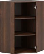 Шкаф верхний Грейд угловой (стандарт) 600x927x600 мм орех темный