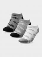 Шкарпетки 4F J4L21-JSOM501-10S+25M+21S р.36-39 сірий/білий 3 шт.