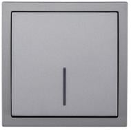 Механизм выключателя одноклавишный HausMark Juna с подсветкой серый 7041-3588-111QC