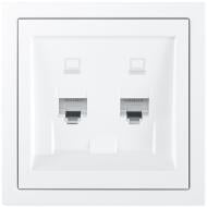 Механізм розетки комп’ютерна HausMark Juna IP20 білий матовий 7041-0988-141