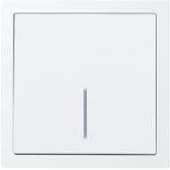 Механизм выключателя одноклавишный HausMark Juna с подсветкой белый матовый 7041-0988-111QC