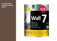 Фарба інтер'єрна латексна Vivacolor Wall 7 C мат Темний шоколад N468 0,9 л