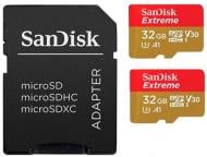 Карта памяти SanDisk SDHC 32 ГБ UHS-I Class 3 (U3) (SDSQXAF-032G-GN6AT)